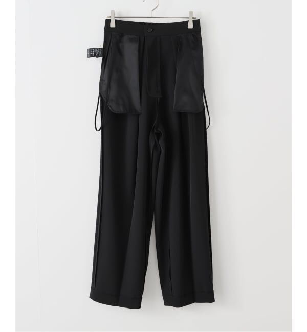 IENA「《追加5》サスペンダーツイルパンツ」|スラックス|