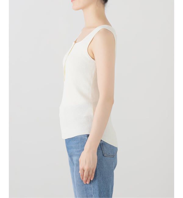 IENA「ワッフルヘンリーノースリーブ」|Tシャツ・カットソー|