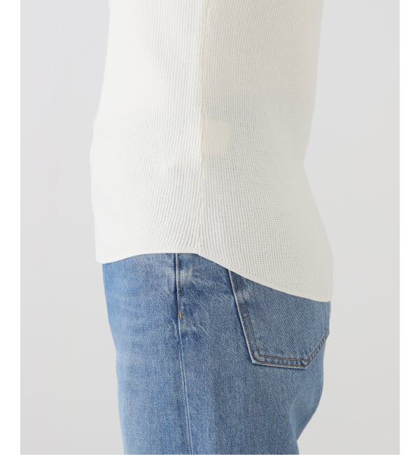 IENA「ワッフルヘンリーノースリーブ」|Tシャツ・カットソー|