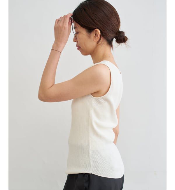 IENA「ワッフルヘンリーノースリーブ」|Tシャツ・カットソー|