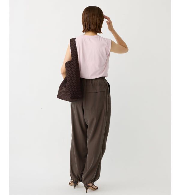 IENA「《追加》ATON/エイトン FRESCA SINGLE JERSEY ノースリーブ」|Tシャツ・カットソー|