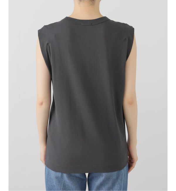 IENA「《追加》ATON/エイトン FRESCA SINGLE JERSEY ノースリーブ」|Tシャツ・カットソー|