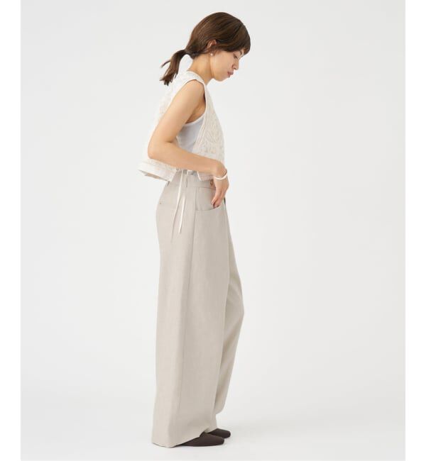 IENA「コード刺繍ジレ」|ベスト・ジレ|