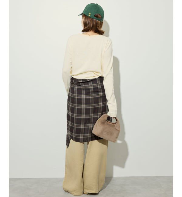 SLOBE IENA「《追加》ビエラチェックルーズシャツ」|シャツ・ブラウス|