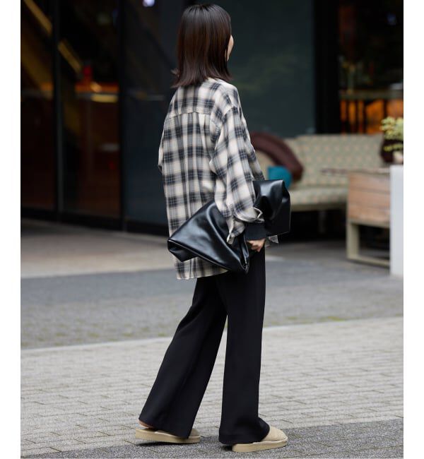 SLOBE IENA「《追加》ビエラチェックルーズシャツ」|シャツ・ブラウス|