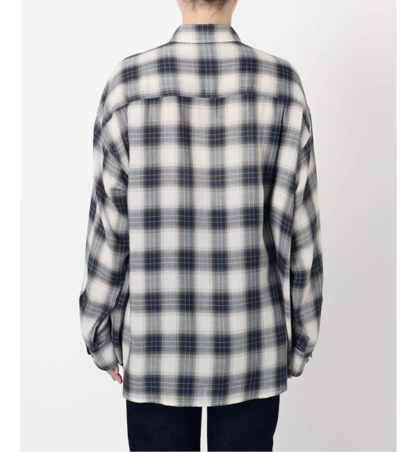 SLOBE IENA「《WEB・一部店舗限定/追加2》ビエラチェックルーズシャツ」|シャツ・ブラウス|