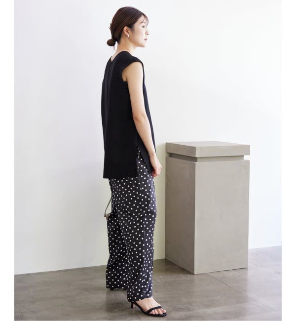 SLOBE IENA「《WEB限定/追加2》ダブルフェイスニットベスト」|ベスト・ジレ|