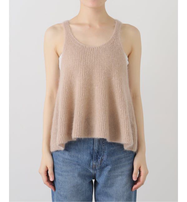 IENA「モヘヤミックスフレアタンク」|ベスト・ジレ|