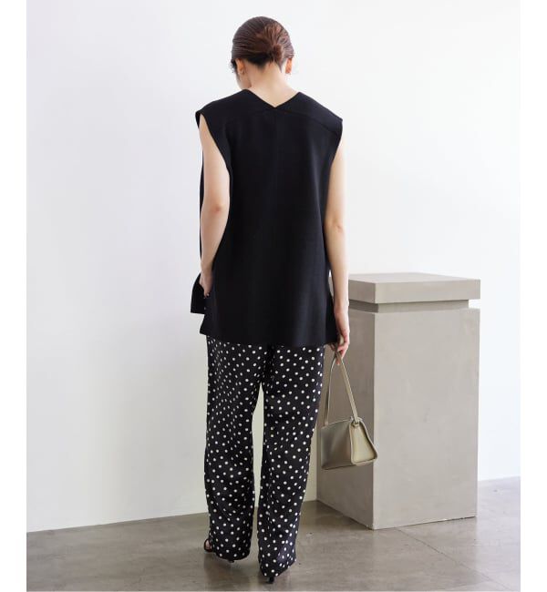 SLOBE IENA「《WEB限定/追加3》ダブルフェイスニットベスト」|ベスト・ジレ|