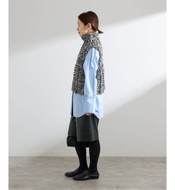 IENA「ハンドニットARANジレ」|ベスト・ジレ|