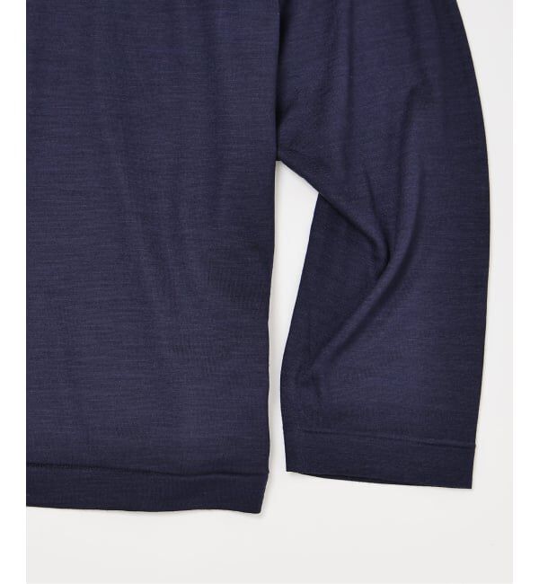 EDIFICE「【L`etiquette &times; EDIFICE】ウール ボート ネック Tシャツ」|Tシャツ・カットソー|