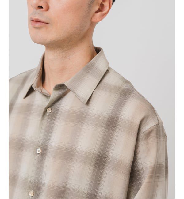 EDIFICE「SUPER 120&rsquo;s ウール チェック レギュラー シャツ」|シャツ・ブラウス|