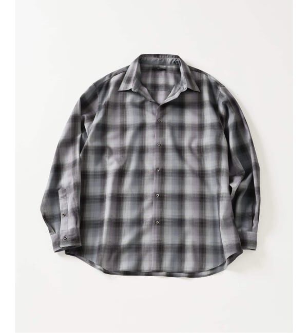 EDIFICE「SUPER 120&rsquo;s ウール チェック レギュラー シャツ」|シャツ・ブラウス|