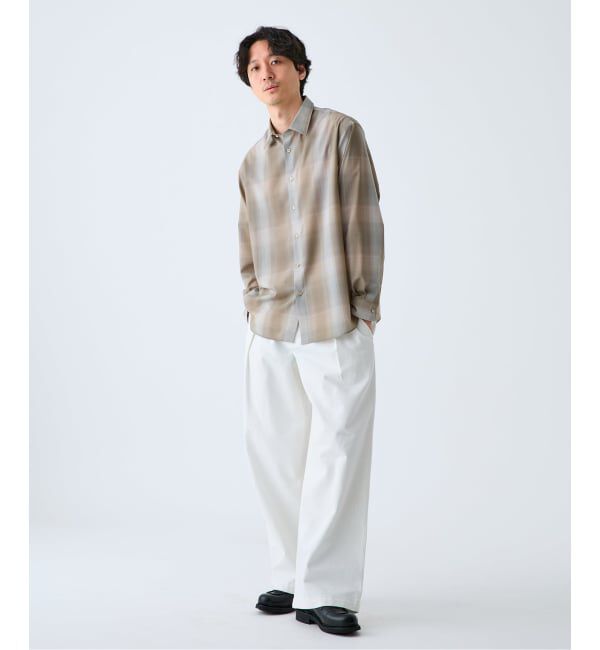 EDIFICE「《予約》ウール チェック レギュラー シャツ」|シャツ・ブラウス|