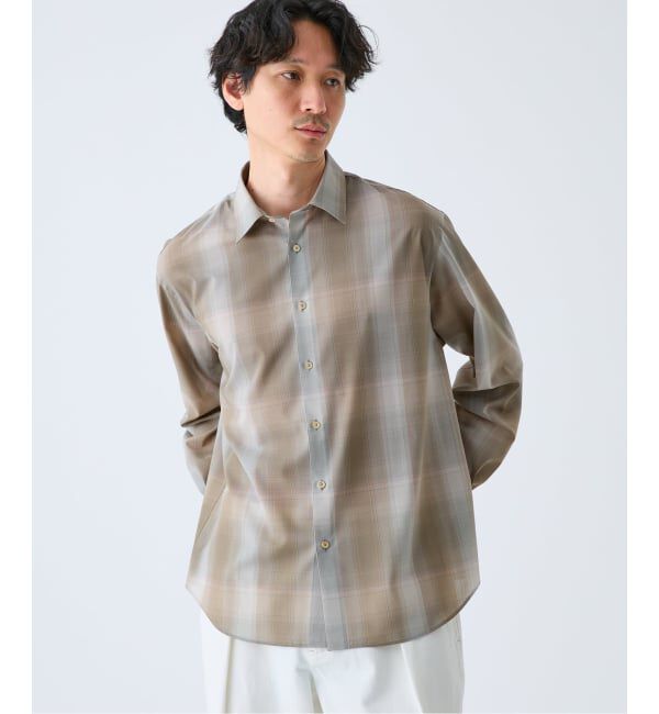 EDIFICE「《予約》ウール チェック レギュラー シャツ」|シャツ・ブラウス|