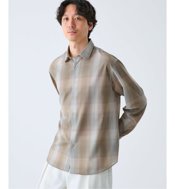 EDIFICE「《予約》ウール チェック レギュラー シャツ」|シャツ・ブラウス|