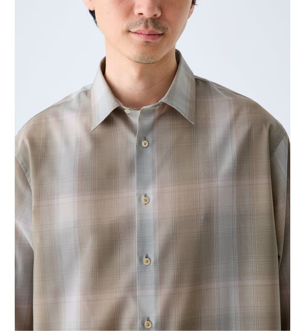 EDIFICE「《予約》ウール チェック レギュラー シャツ」|シャツ・ブラウス|