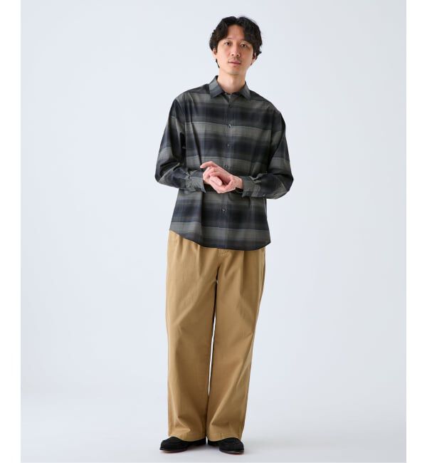 EDIFICE「《予約》ウール チェック レギュラー シャツ」|シャツ・ブラウス|