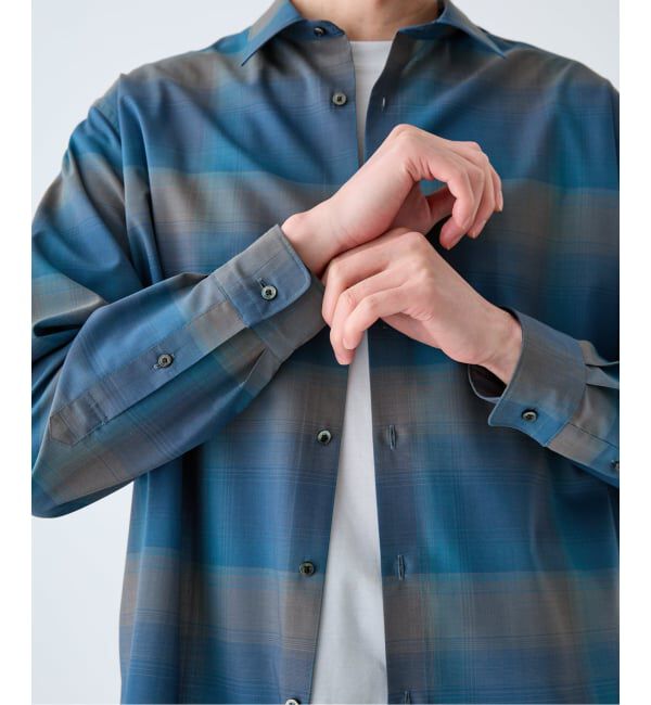 EDIFICE「《予約》ウール チェック レギュラー シャツ」|シャツ・ブラウス|