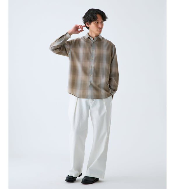 EDIFICE「《予約》ウール チェック レギュラー シャツ」|シャツ・ブラウス|