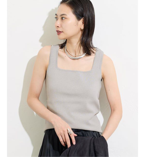 JOURNAL STANDARD「《追加2》スクエアネックニットタンク」|タンクトップ|