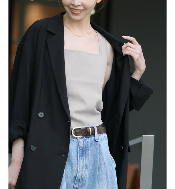 JOURNAL STANDARD「《追加2》スクエアネックニットタンク」|タンクトップ|