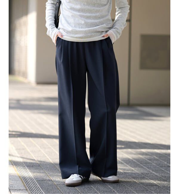 JOURNAL STANDARD relume「《WEB限定追加6》マットウースフレアタックパンツ」|スラックス|