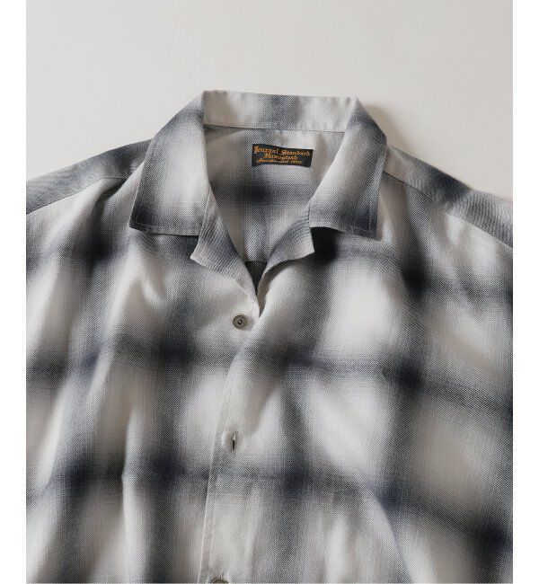 J.S.Homestead「J.S.Homestead / リラックス オンブレ オープン カラー シャツ」|シャツ・ブラウス|