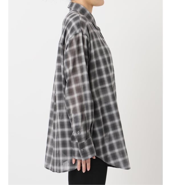 JOURNAL STANDARD「ウールミックスボイルチェックシャツ」|シャツ・ブラウス|