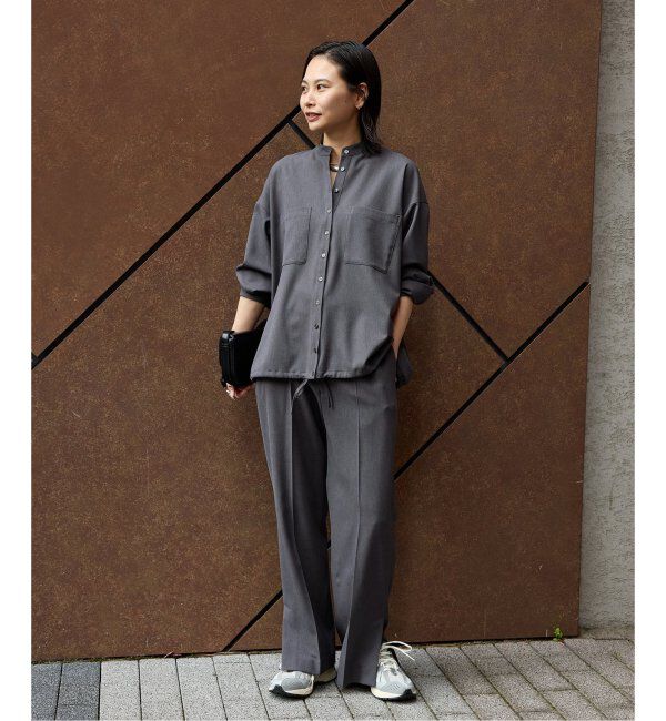 JOURNAL STANDARD「ウーリッシュツイルスリットパンツ」|スラックス|