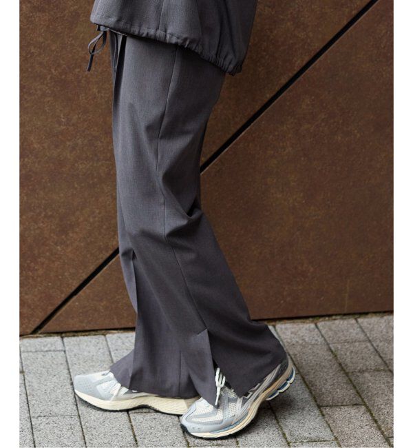 JOURNAL STANDARD「ウーリッシュツイルスリットパンツ」|スラックス|
