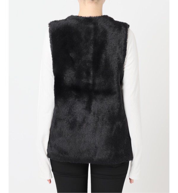 JOURNAL STANDARD「《追加》ダブルフェイスフェザークルーネックベスト」|ベスト・ジレ|
