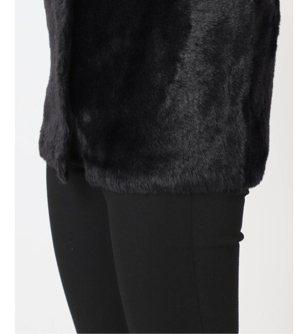 JOURNAL STANDARD「《追加》ダブルフェイスフェザークルーネックベスト」|ベスト・ジレ|