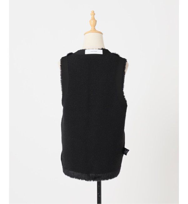 JOURNAL STANDARD「《追加》ダブルフェイスフェザークルーネックベスト」|ベスト・ジレ|