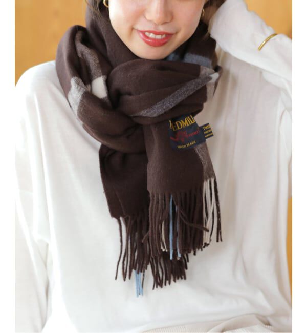 JOURNAL STANDARD relume「《追加》【TWEEDMILL/ツイードミル】 チェックストール」|ストール|