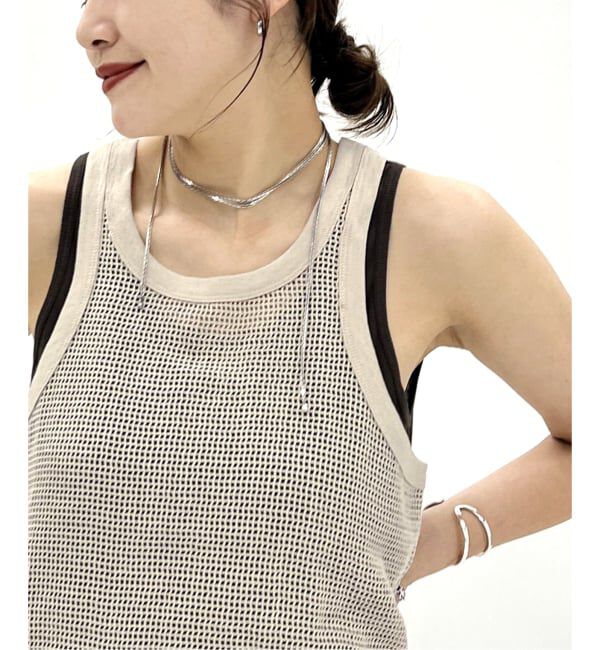 JOURNAL STANDARD「《追加》メッシュノースリーブ」|タンクトップ|