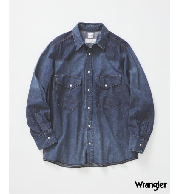 JOURNAL STANDARD「Wrangler / ラングラー for FOLL ウェスタン シャツ」|シャツ・ブラウス|ネイビー