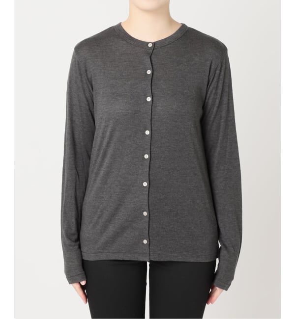 JOURNAL STANDARD「ウールMIX シアークルーネックカーディガン」|カーディガン|