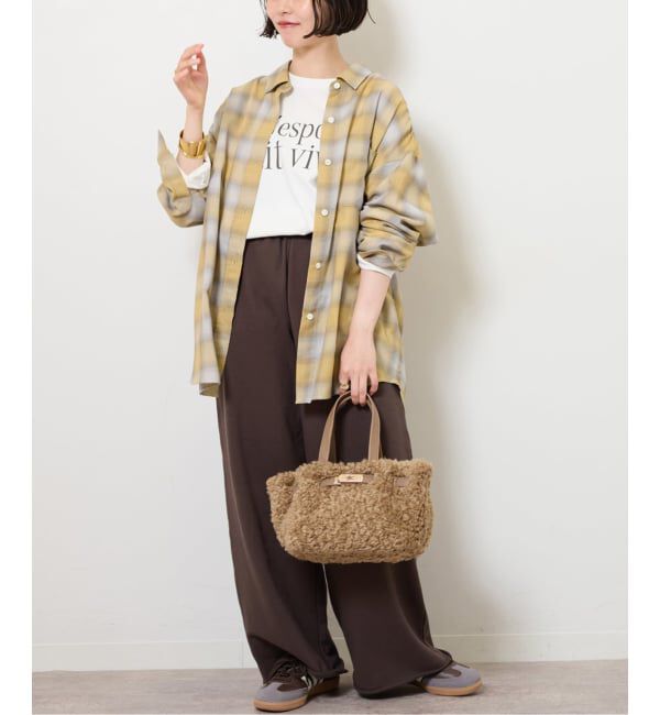 JOURNAL STANDARD relume「オーガニックコットンミックスオンブレツイルシャツ」|シャツ・ブラウス|