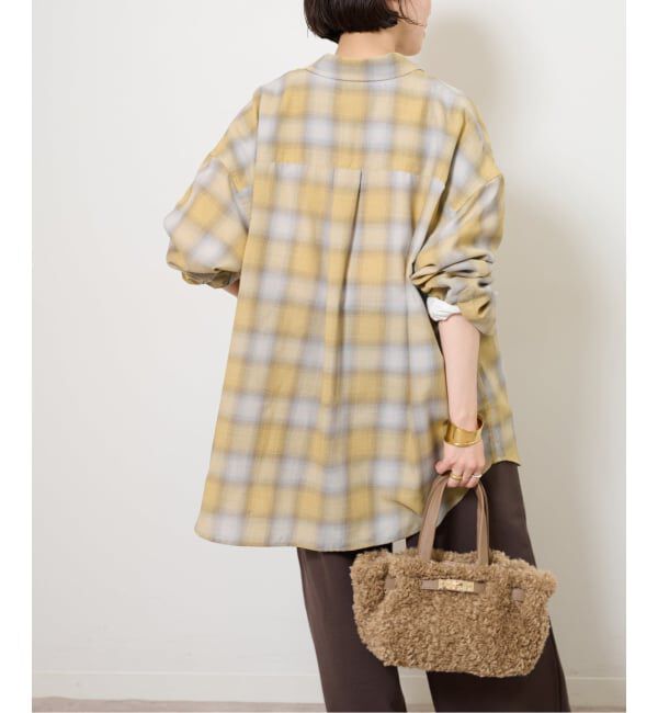 JOURNAL STANDARD relume「オーガニックコットンミックスオンブレツイルシャツ」|シャツ・ブラウス|