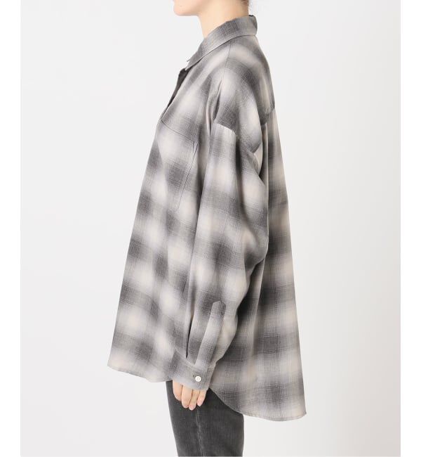 JOURNAL STANDARD relume「オーガニックコットンミックスオンブレツイルシャツ」|シャツ・ブラウス|