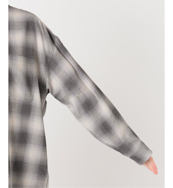 JOURNAL STANDARD relume「オーガニックコットンミックスオンブレツイルシャツ」|シャツ・ブラウス|