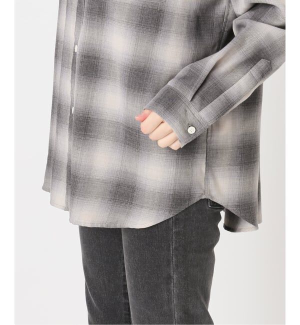JOURNAL STANDARD relume「オーガニックコットンミックスオンブレツイルシャツ」|シャツ・ブラウス|