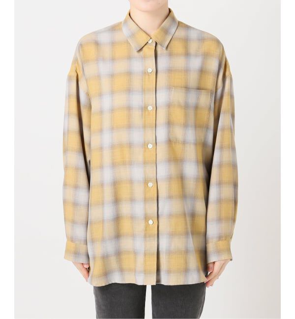 JOURNAL STANDARD relume「オーガニックコットンミックスオンブレツイルシャツ」|シャツ・ブラウス|