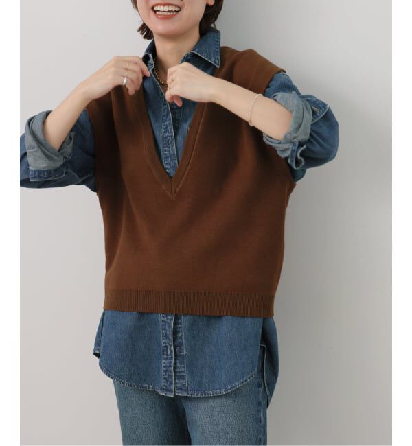 JOURNAL STANDARD relume「コットンカシミヤミックスVベスト」|ベスト・ジレ|