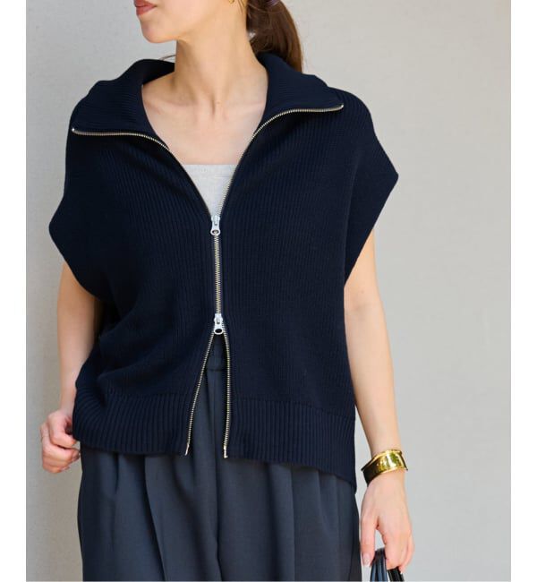 JOURNAL STANDARD relume「ハイネックジップベスト」|ベスト・ジレ|