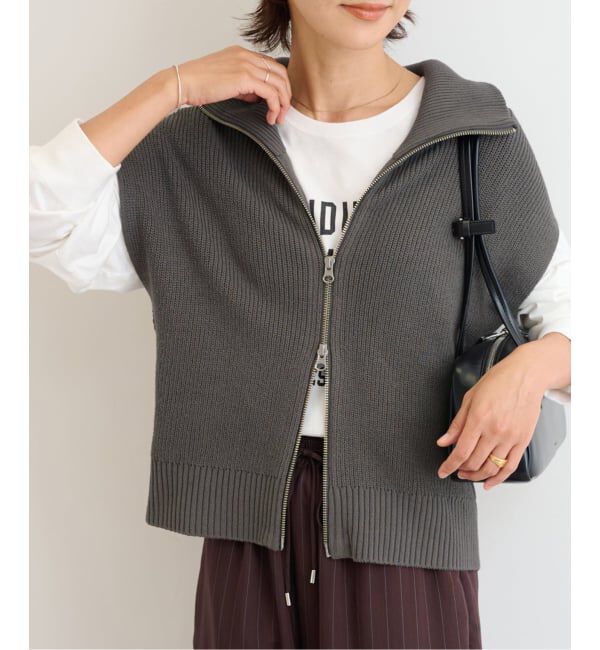 JOURNAL STANDARD relume「ハイネックジップベスト」|ベスト・ジレ|