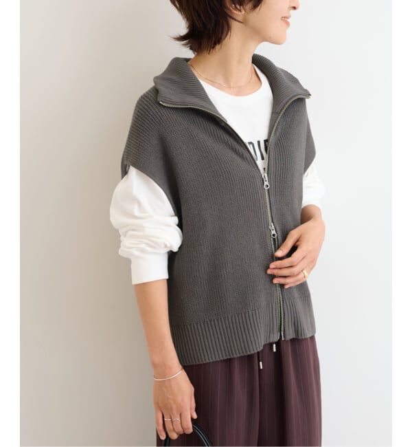 JOURNAL STANDARD relume「ハイネックジップベスト」|ベスト・ジレ|