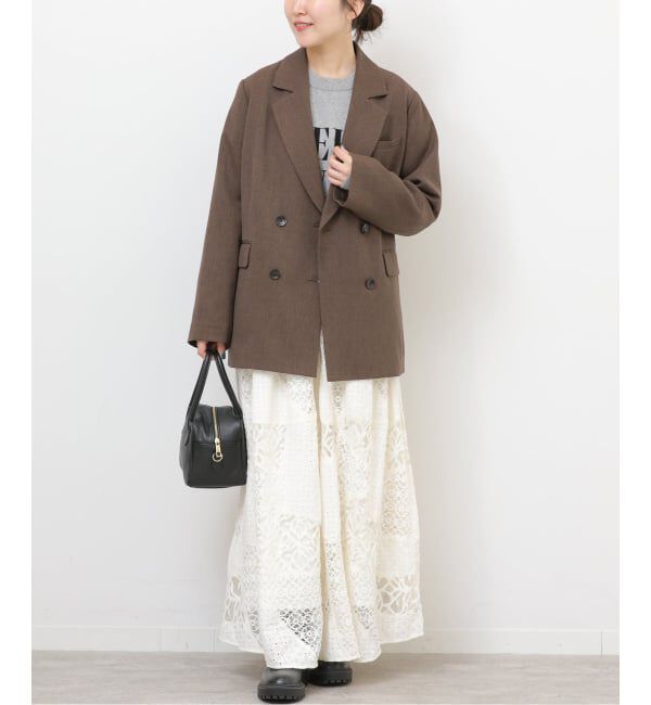 JOURNAL STANDARD relume「《追加2》ツイーディーツイルテーラードダブルジャケット」|テーラードジャケット|