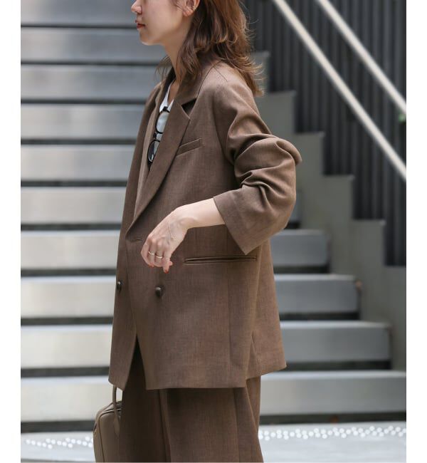 JOURNAL STANDARD relume「《追加2》ツイーディーツイルテーラードダブルジャケット」|テーラードジャケット|